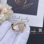 Chaumet Josephine Aigrette Ring Rose Gold Diamond 083511 (6)