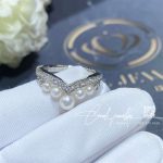 Chaumet Joséphine Aigrette Ring White Gold, Pearls, Diamonds 083292 (2)