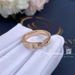 Chaumet Liens Évidence Wedding Band Rose Gold, Diamonds, 4mm 080542 (2)