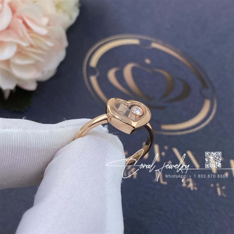 Chopard Happy Diamonds Icons Ring, Ethical Rose Gold, Diamond 82a054 5000 (3)