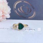 Chopard Happy Hearts Ring, Ethical Yellow Gold, Diamond, Malachite 829482 5102 (4)