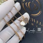 Chopard Happy Hearts Rose Gold Pearl Diamond Pendant 81a083 5311 (3)