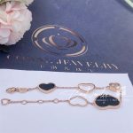 Chopard Happy Hearts White Gold Onyx Diamond Bracelet 857482 1021 (2)