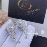 Boucheron plume de paon small ear clips jco01297 (4)