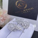 Boucheron plume de paon small ear clips jco01297 (8)