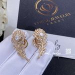 Boucheron plume de paon small ear clips jco01323 (2)