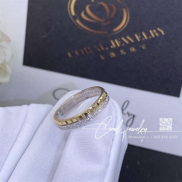 Boucheron quatre radiant edition clou de paris wedding band jal00279 (3)