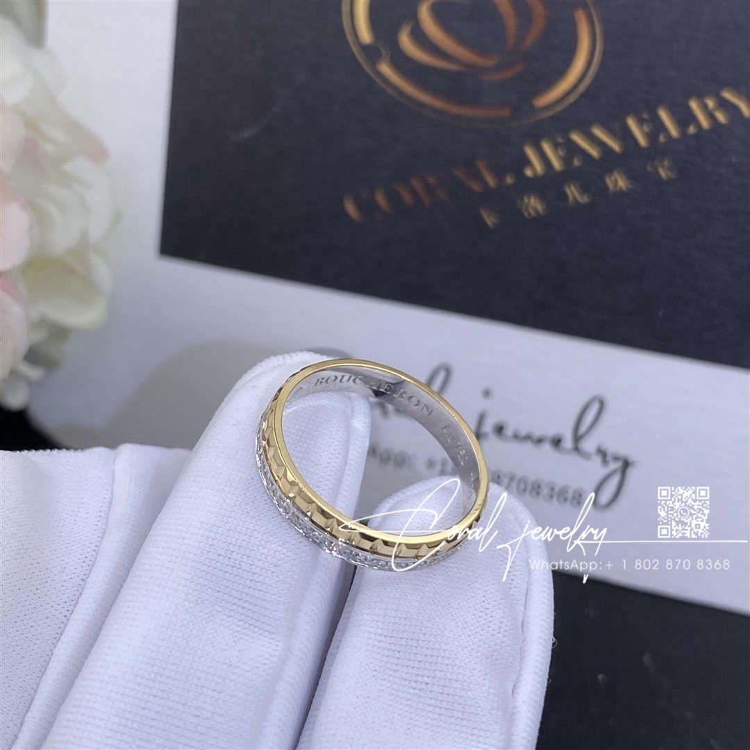 Boucheron quatre radiant edition clou de paris wedding band jal00279 (4)