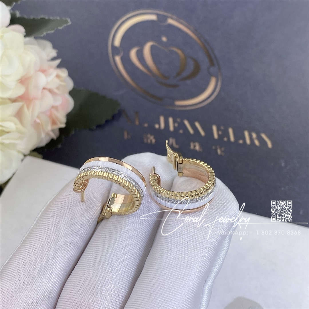 Boucheron quatre white edition hoop earrings jco01469 (2)