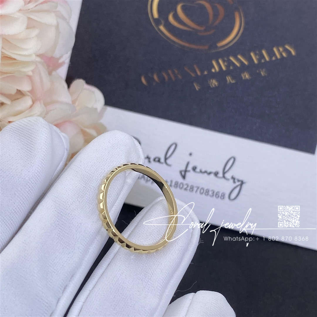 Boucheron quatre yellow gold ring jal01165 (5)