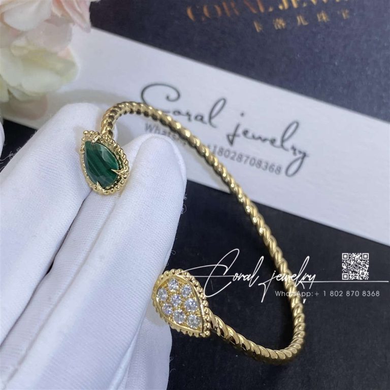 Boucheron serpent bohème bracelet, 2 s motifs jbt00941 (4)