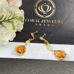 Boucheron serpent bohème couleur citrine diamond earrings jco01279 (3)