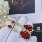 Boucheron serpent bohème couleur yellow gold carnelian diamond earrings jco01367 (7)