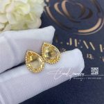 Boucheron serpent bohème couleur yellow gold citrine earrings jco01283 (2)