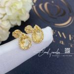 Boucheron serpent bohème couleur yellow gold citrine earrings jco01283 (4)