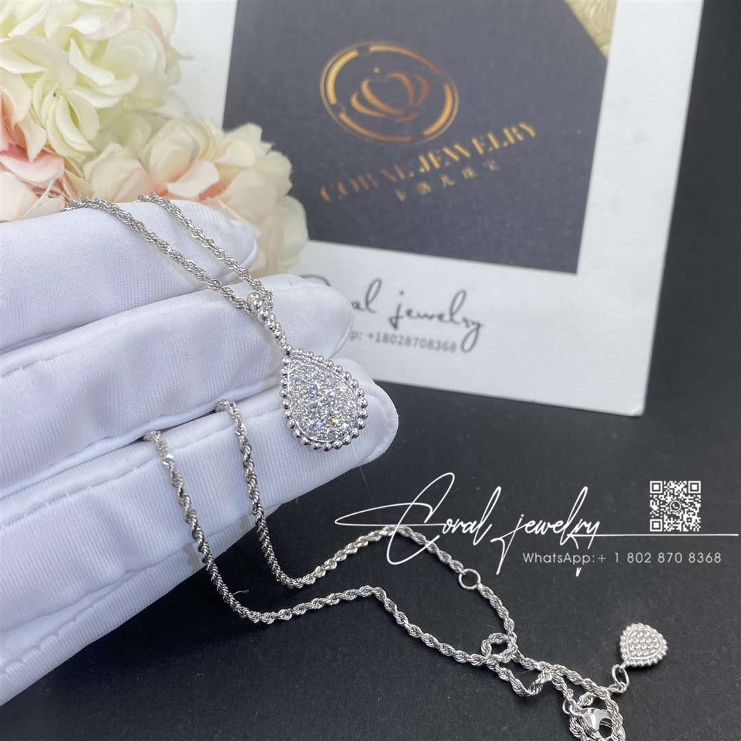 Boucheron serpent bohème diamants white gold diamond pendant jpn00555 (6)