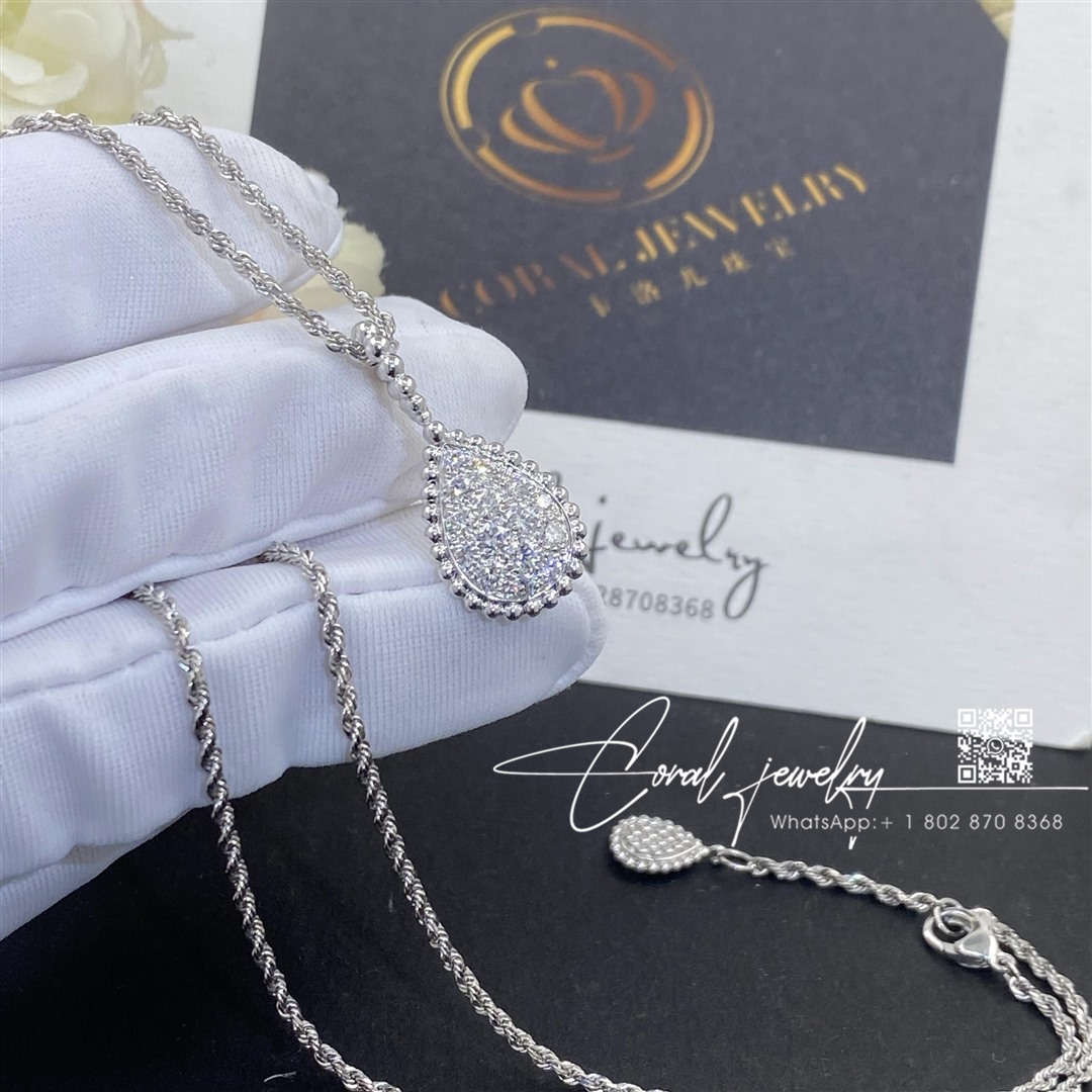 Boucheron serpent bohème diamants white gold diamond pendant jpn00555 (7)