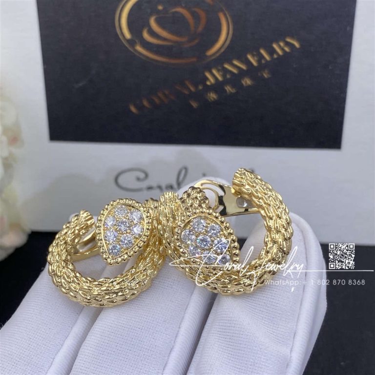 Boucheron serpent bohème diamants yellow gold diamond earrings jco04cab01 (5)