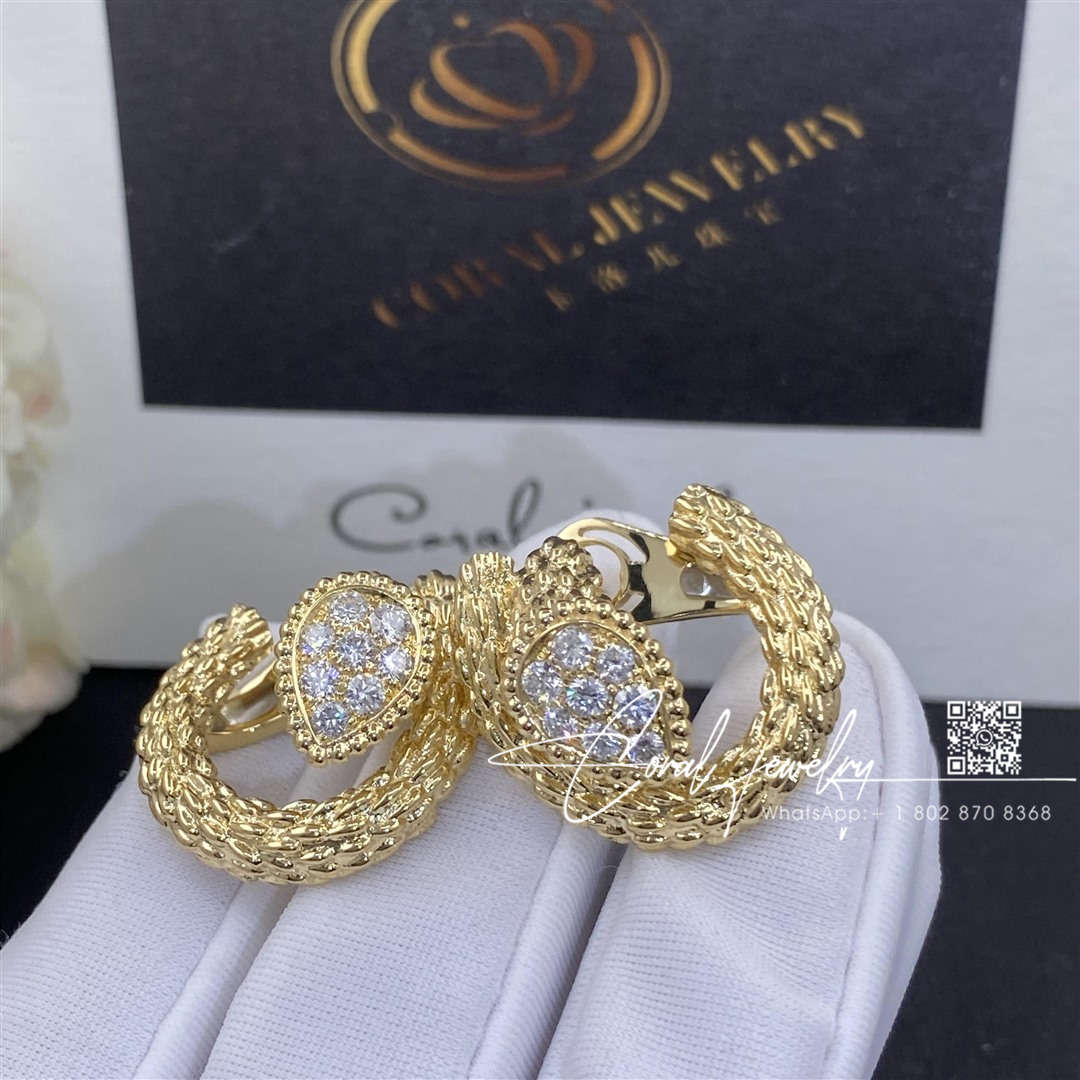 Boucheron serpent bohème diamants yellow gold diamond earrings jco04cab01 (5)