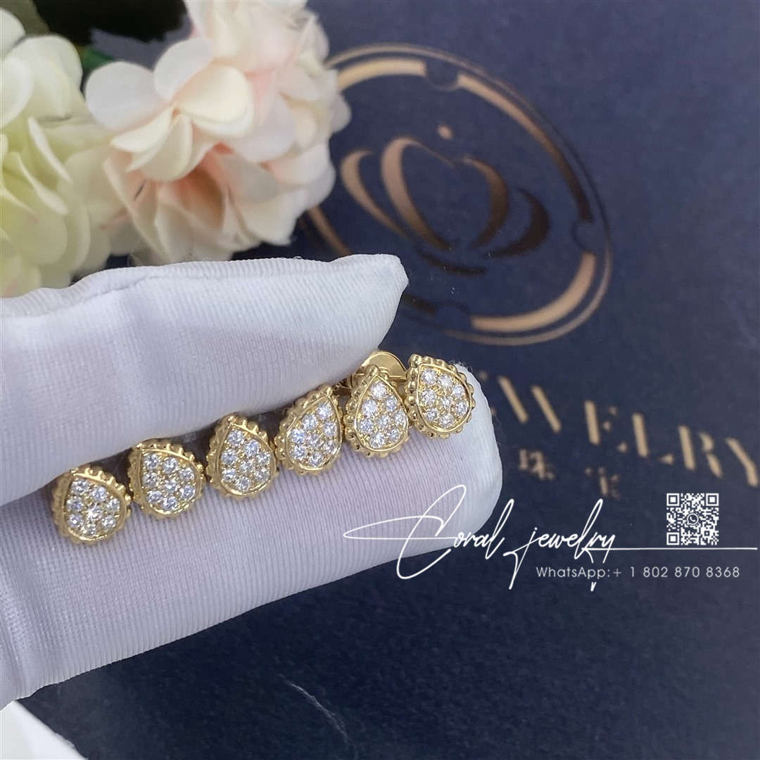Boucheron serpent bohème ear studs xs motif jco00942 (3)