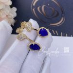 Boucheron serpent bohème earring yellow gold diamond lapis lazuli jco01427 (3)