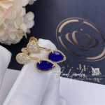 Boucheron serpent bohème earring yellow gold diamond lapis lazuli jco01427 (4)
