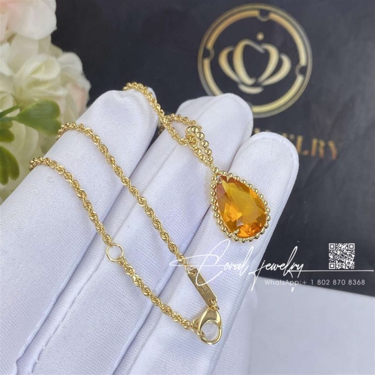 Boucheron serpent bohème necklace, lmotifs citrine pendant jpn00585 (3)