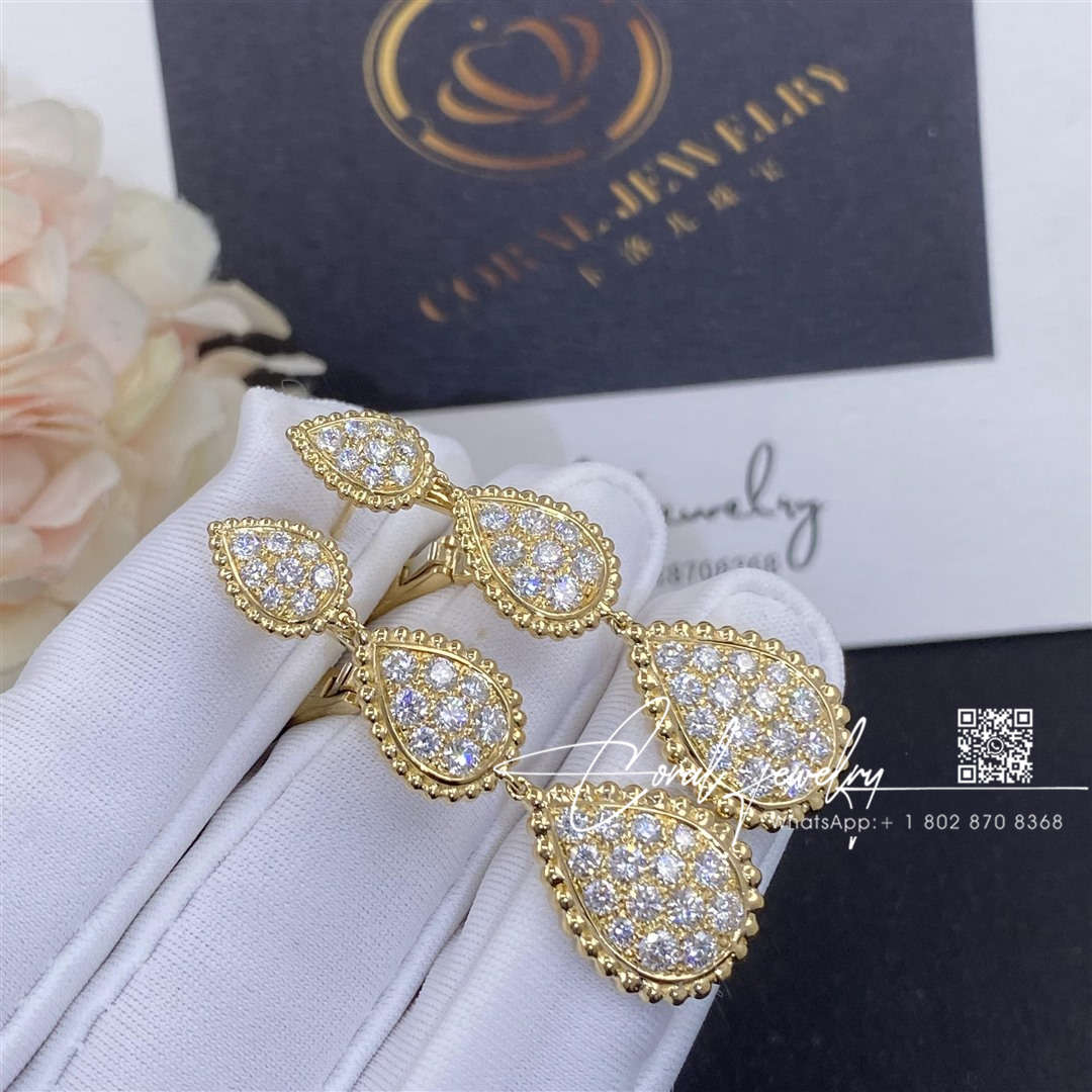 Boucheron serpent bohème pendant earrings, xs, s and m motifs jco01543 (4)