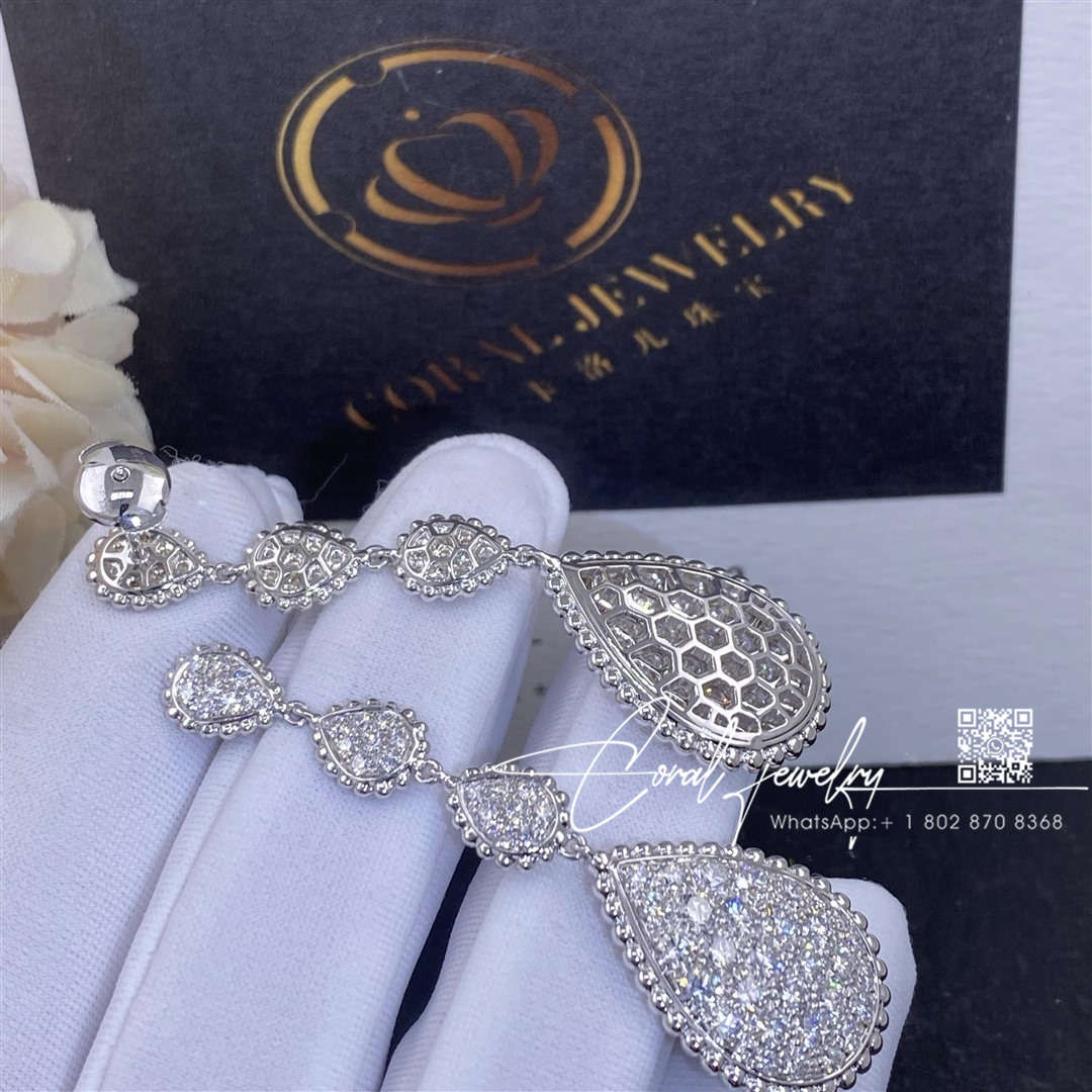 Boucheron serpent bohème pendant earrings, xs and l motifs jco01290 (4)