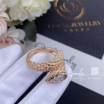 Boucheron serpent bohème ring s motif rose gold jrg04cab1 (7)