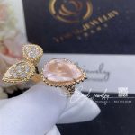 Boucheron serpent bohème rose quartz ring 3 motif jrg03217 (4)