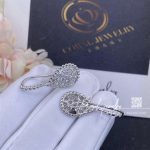 Boucheron serpent bohème sleepers, m motif white gold jco01276 (5)