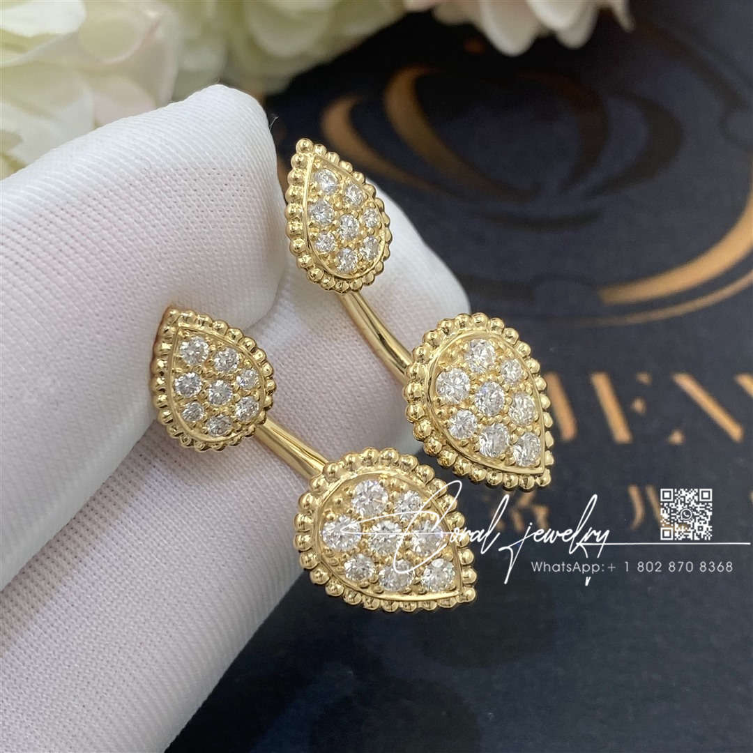 Boucheron serpent bohème stud earring s and xs motifs jco01425 (3)