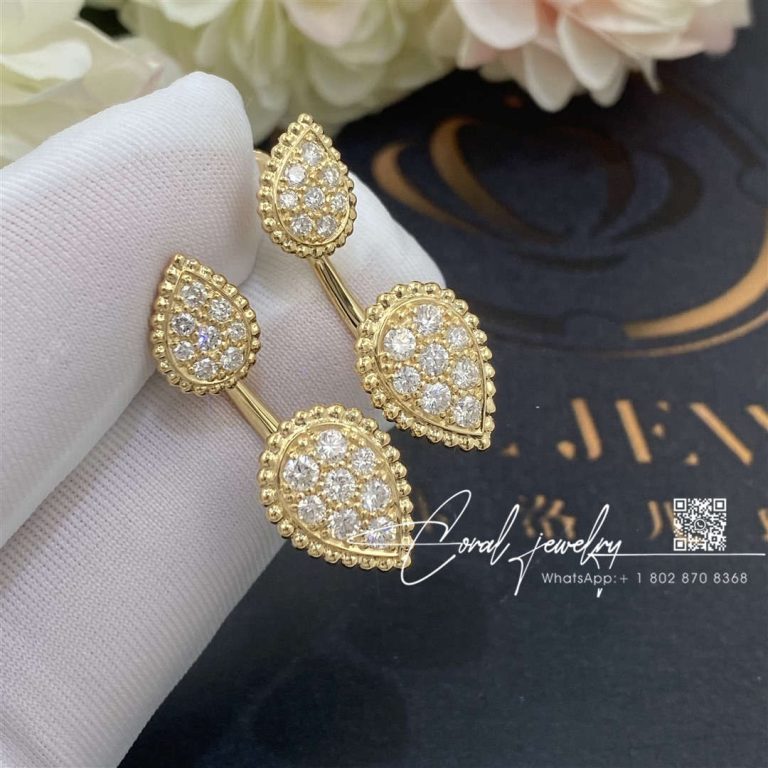 Boucheron serpent bohème stud earring s and xs motifs jco01425 (5)