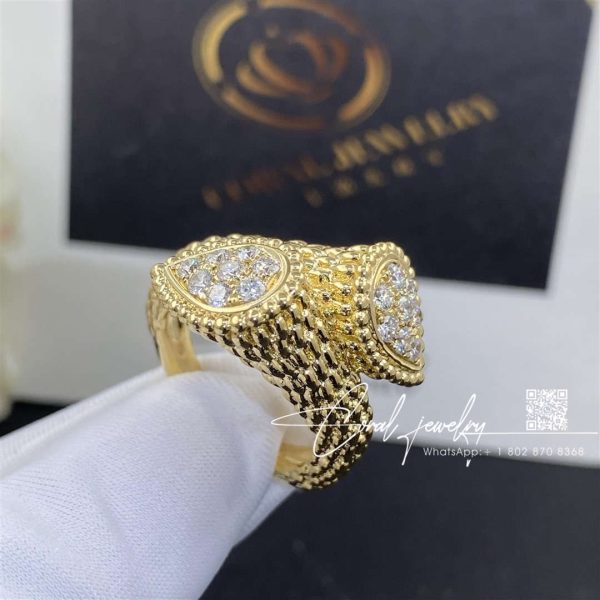 Boucheron serpent bohème toi et moi yellow god ring s motif jrg04bab1 (1)