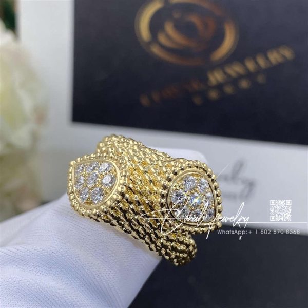 Boucheron serpent bohème toi et moi yellow god ring s motif jrg04bab1 (5)