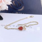 Boucheron serpent boheme yellow gold diamond carnelian bracelet jbt00810 (5)