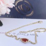 Boucheron serpent boheme yellow gold diamond carnelian bracelet jbt00810 (7)