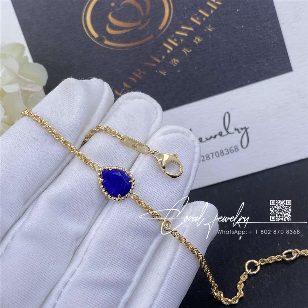 Boucheron serpent boheme yellow gold diamond lapis lazuli bracelet jbt00800 (1)