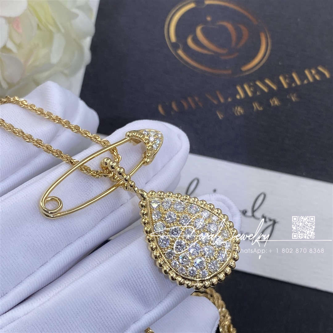 Boucheron serpent boheme yellow gold long necklace l motif jcl00682 (6)