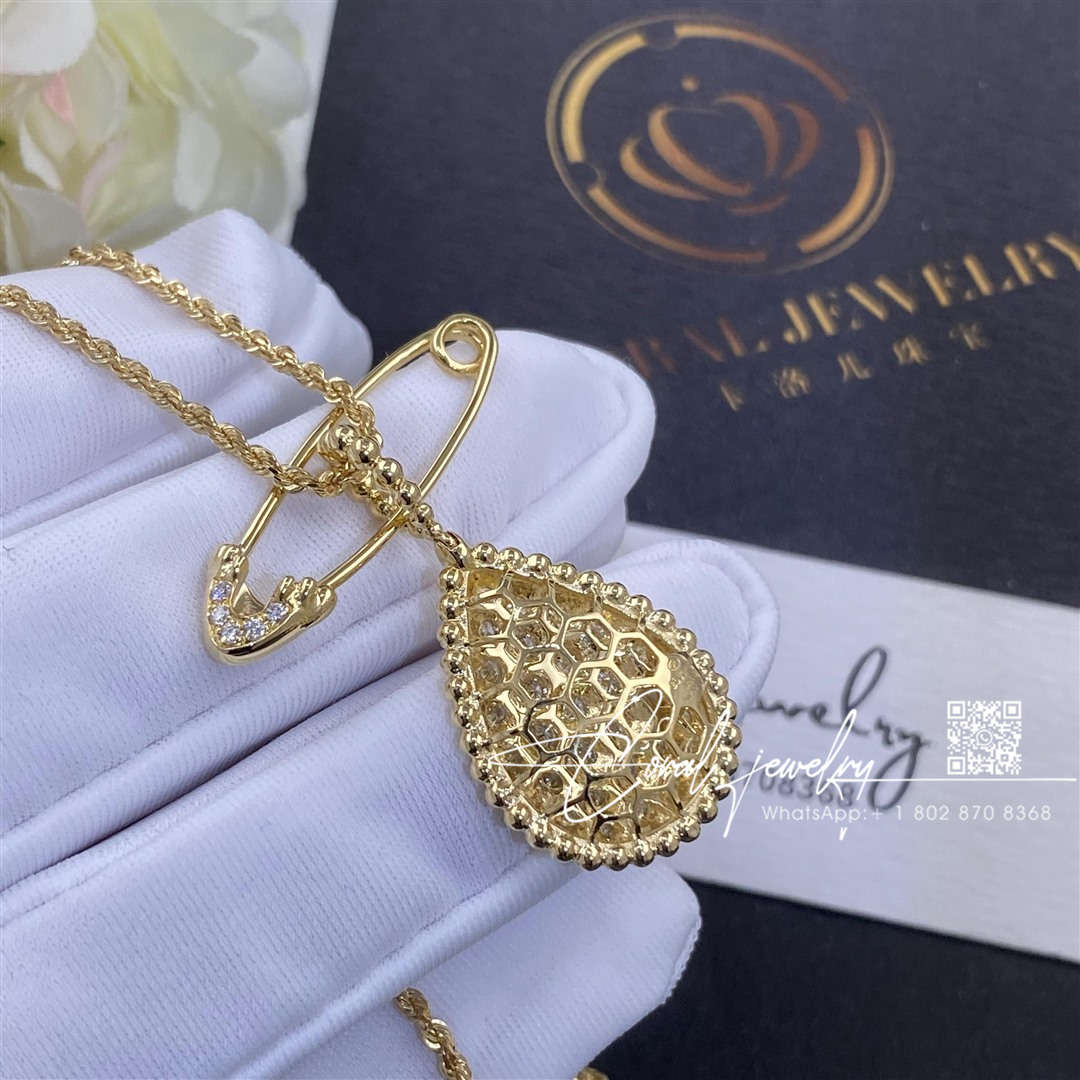 Boucheron serpent boheme yellow gold long necklace l motif jcl00682 (8)