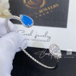 Boucheron serpent bohème bracelet, 2 s motifs aquamarine (1)