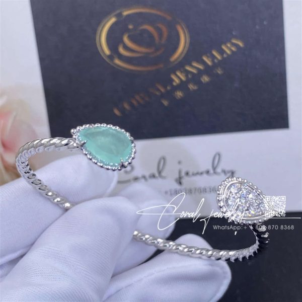 Boucheron serpent bohème bracelet, 2 s motifs aquaprase jbt00908 (9)