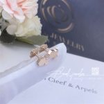 Chaumet bee my love earrings rose gold, diamonds 083985 (4)