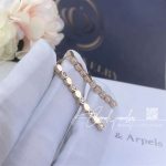 Chaumet bee my love earrings rose gold, diamonds 083993 (2)