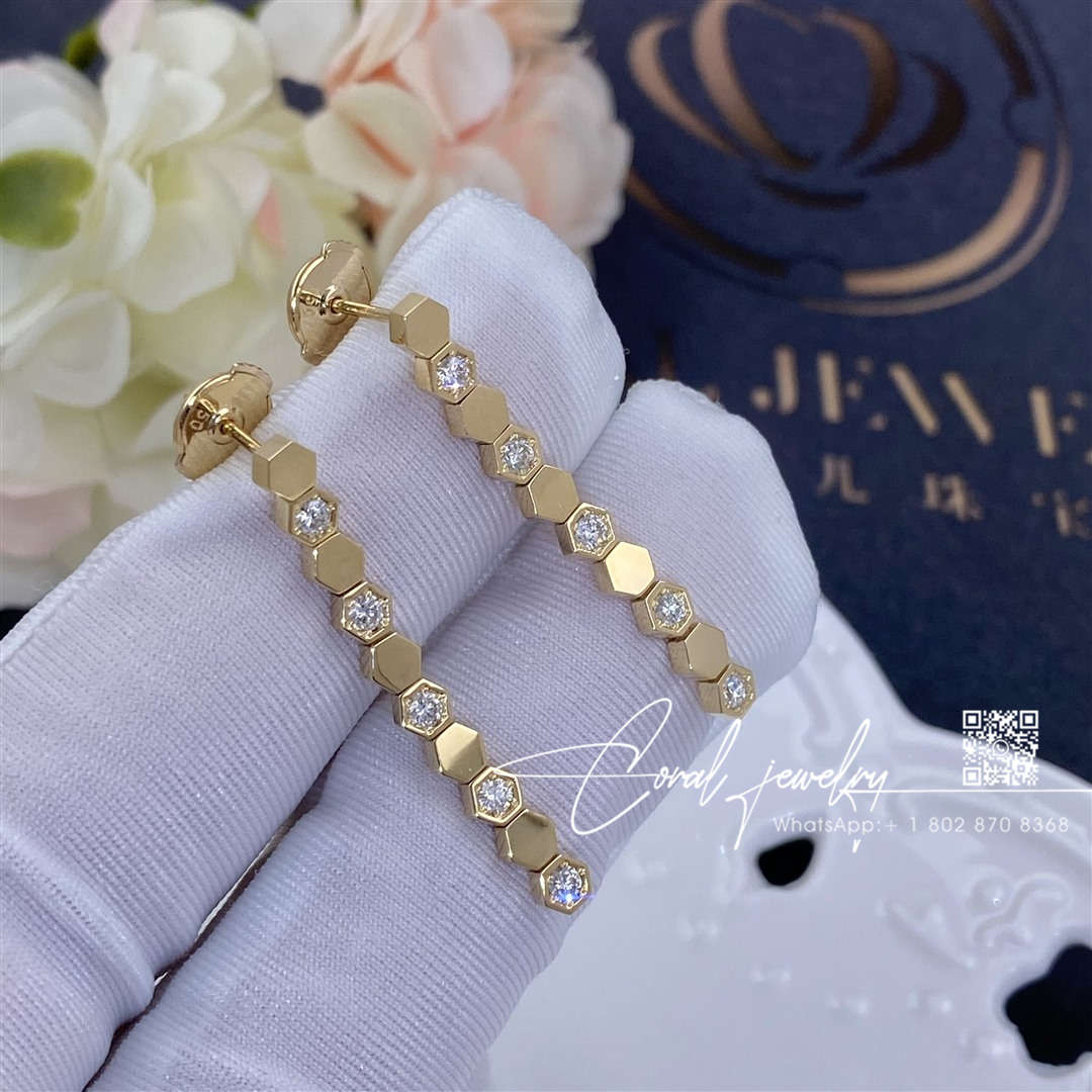 Love earrings yellow gold best sale