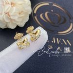 Chaumet jeux de liens earring yellow gold, diamonds 080047 (1)