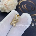 Chaumet jeux de liens earring yellow gold, diamonds 080047 (3)