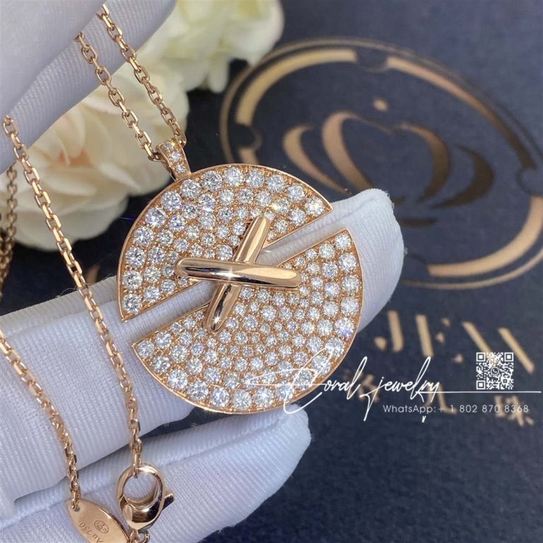Chaumet jeux de liens harmony diamonds large model pendant 084227 (2)