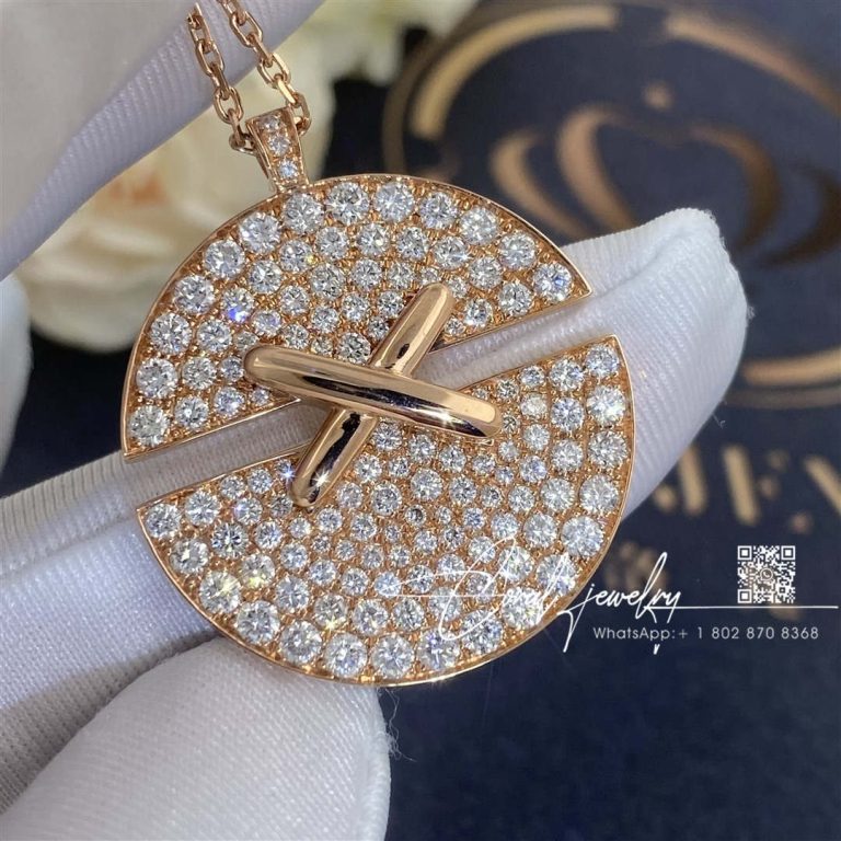 Chaumet jeux de liens harmony diamonds large model pendant 084227 (4)